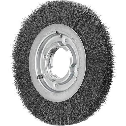PFERD WHEEL BRUSH W/ARBOR HOLE CRIMPED STEEL RBU 20025/AK 32-2 ST 0.30 SG