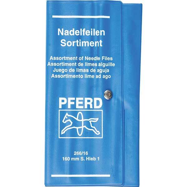 PFERD FILE NEEDLE KIT 12 PIECES IN ROLL CASE