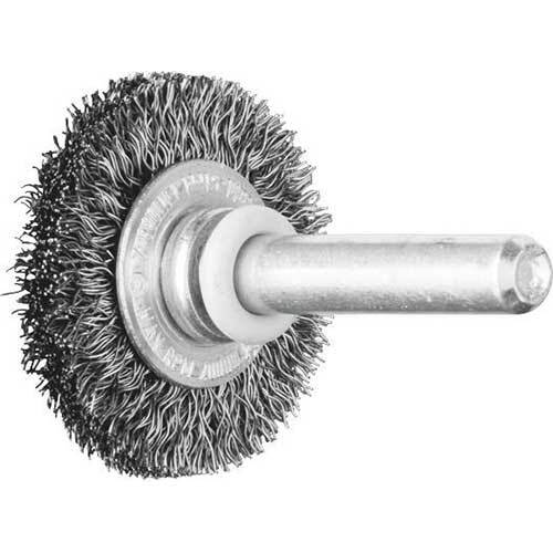 PFERD MOUNTED WHEEL CRIMPED STEEL WIRE BRUSH RBU 2004/6 ST 0.20 SG