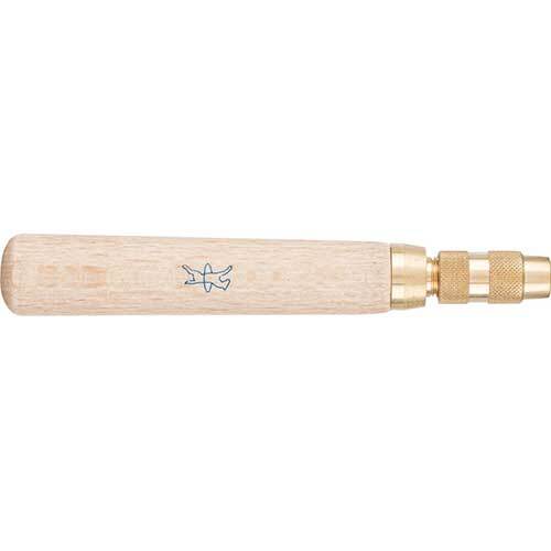 PFERD HANDLE WOODEN NEEDLE FILE 92MM LONG SUITS DIA 3MM - 4.5MM