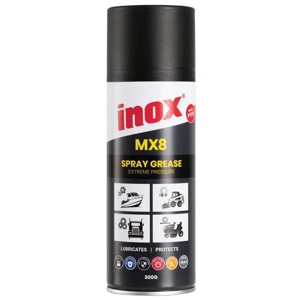 MX8 INOX PTFE GREASE (HIGH TEMP)300G AEROSOL (SPRAY GREASE)