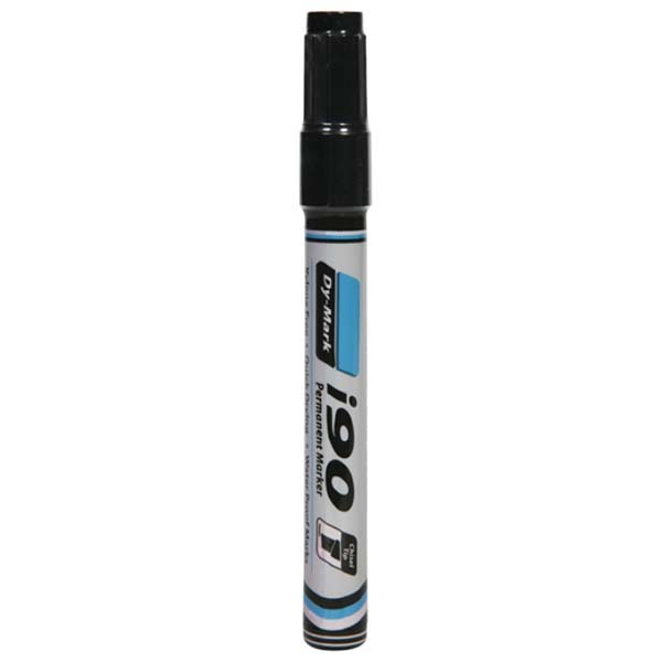 DYMARK I90 INK MARKER BLACK - CHISEL TIP