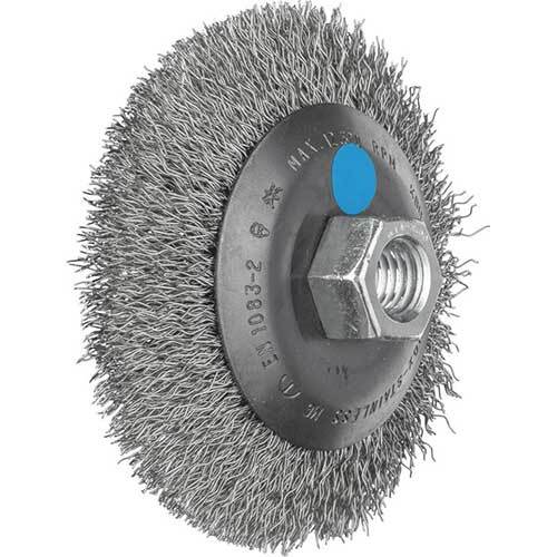 PFERD FLARED CUP BRUSH CRIMPED S/LESS STEEL WIRE KBU 10010/M14 INOX 0.35 SG
