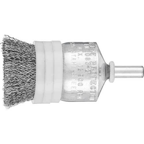 PFERD MOUNTED PENCIL CRIMP STEELWIRE BRUSH LIMIT RING PBUR2525/6 ST0.20 SGP