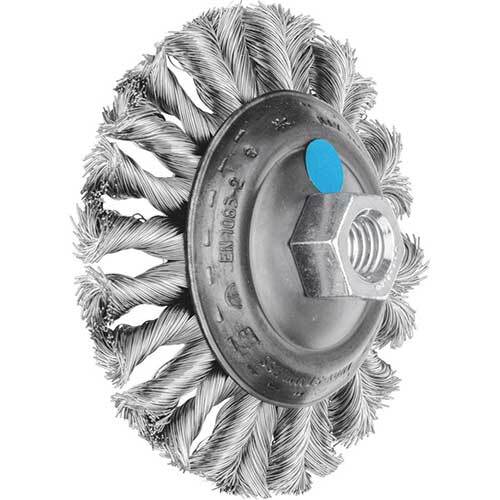PFERD FLARED CUP BRUSH COMBITWIST KNOT S/STEEL KBG10013/M14CT INOX 0.35SGP