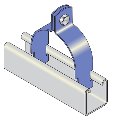 FLEXISTRUT - 400MM OD TWO PIECE CHANNEL CLIPS