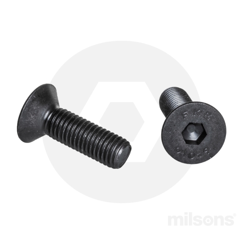 FLAT HEAD SOCKET SCREW M8 X 35 BLACK 