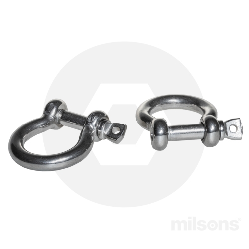 BOW SHACKLE SS316 M12 