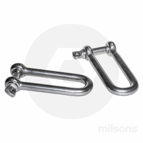 D SHACKLE LONG SS316 M12 