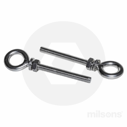 EYE BOLT NUT / WASHERS SS316 M10 X 120 