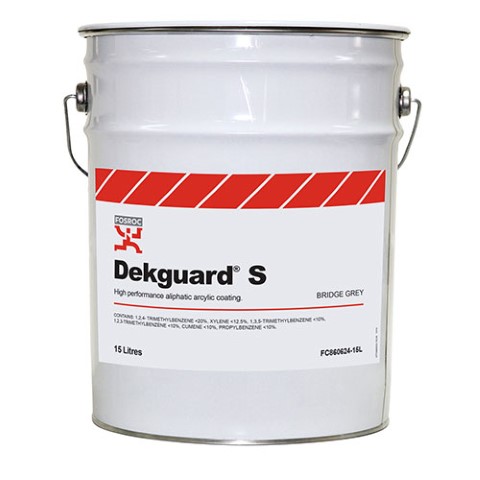 FOSROC DEKGUARD S CONCRETE GREY 15L