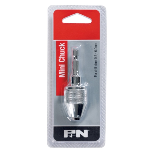 CHUCK MINI KEYLESS QUICKBIT HEX SHANK 0.5-6MM P&amp;N