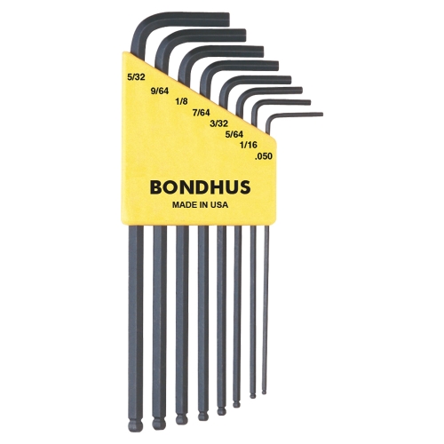 BONDHUS SET 8 BALL END L-WR .050-5/32&quot;