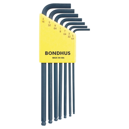 BONDHUS SET 7 BALL END L-WR 5/64-3/16&quot;