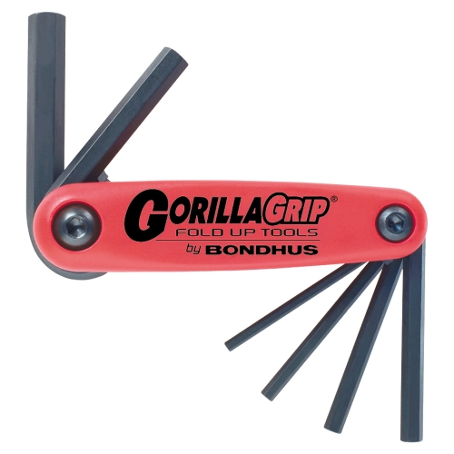 BONDHUS SET 6 HEX GORILLAGRIP FOLD UP 3-10MM