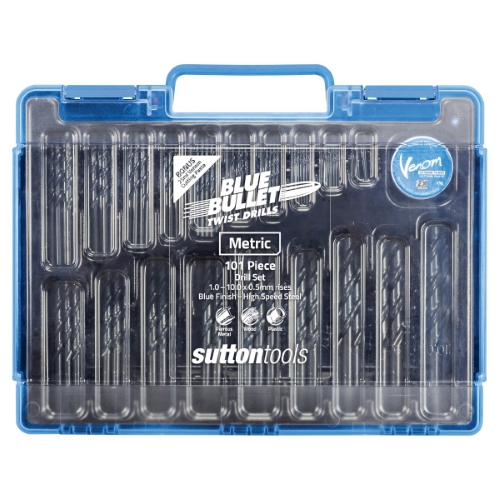 DRILL D102 SM101 SET JOBBER HSS BLU 1.0 - 10.0 X0.5MM