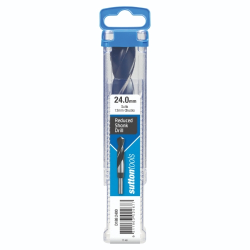 DRILL D188 24.0MM REDUCED SHANK 12.5MM HSS BLU