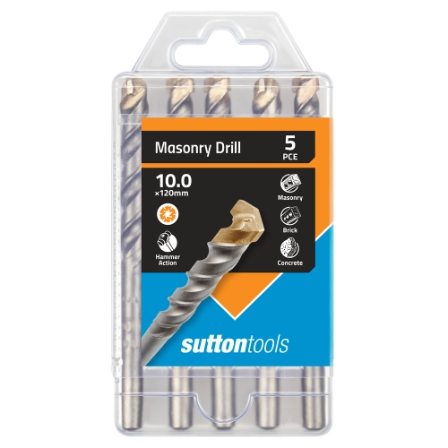 MASONRY DRILL BULK STD FIX D650 5PCE 10.0X120MM