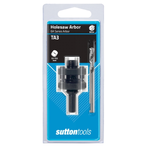 HOLESAW H112 STA-3A ARBOR SUITS 32MM TO 152MM DIAMETERS