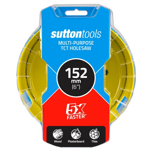 HOLESAW H127 TCT MULTI-PURPOSE 152MM (6IN) YELLOW