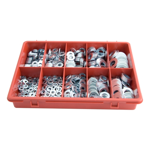 ASSORTMENT FLAT WASHERS 650PC