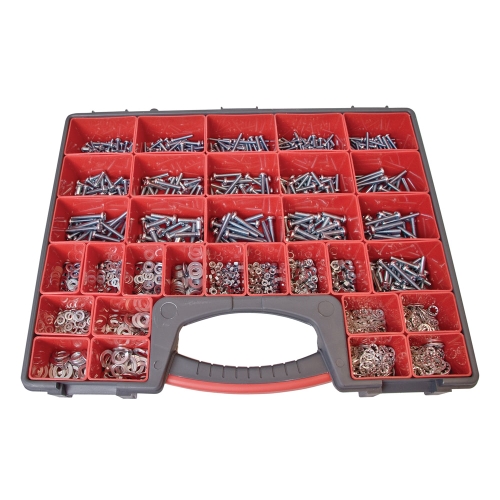 MACHINE SCREWS &amp; NUTS 2825 PIECE