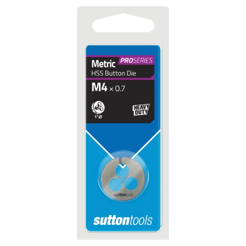 BUTTON DIE M551 1&quot; OD 4X0.7 HIGH SPEED STEEL