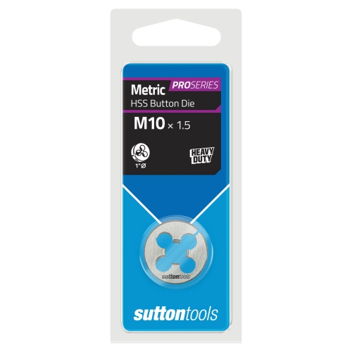 BUTTON DIE M551 1&quot; OD 10X1.5 HIGH SPEED STEEL