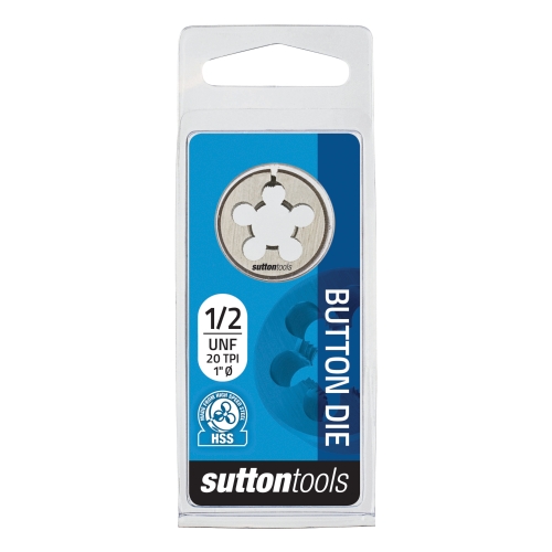 BUTTON DIE M564 1&quot; OD 1/2 X 20 NF HIGH SPEED STEEL