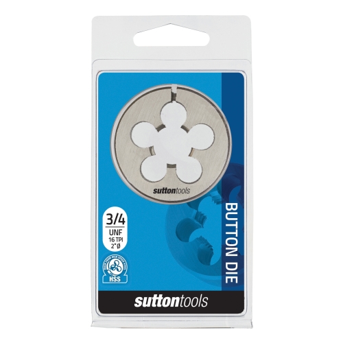 BUTTON DIE M565 2&quot; OD 3/4 X 16 NF HIGH SPEED STEEL