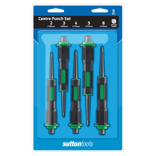 CENTRE PUNCH M707 SOFT GRIP 5 PCE SET (2, 3, 4, 5, 6MM)