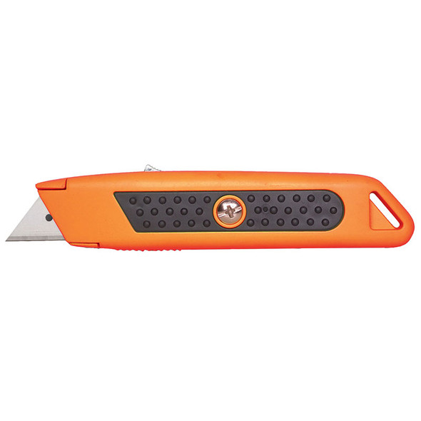 STERLING RUBBER GRIP SELF-RETRACT KNIFE