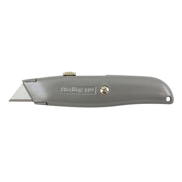 STERLING GREY RETRACTABLE TRIMMING KNIFE