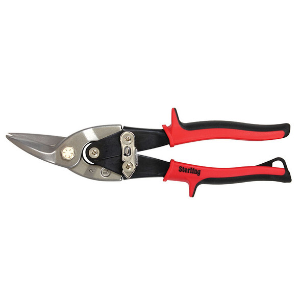 STERLING AVIATION TIN SNIPS LEFT CUT (RED HANDLE)