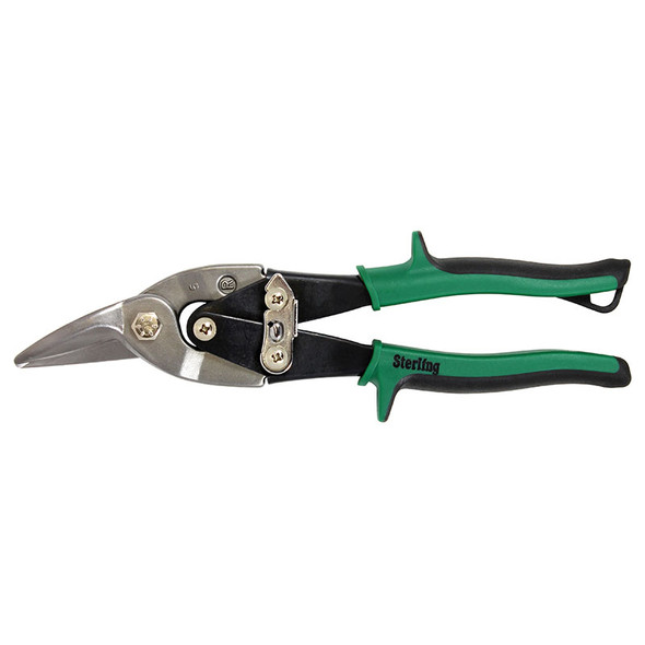 STERLING AVIATION TIN SNIPS RIGHT CUT (GREEN HANDLE)