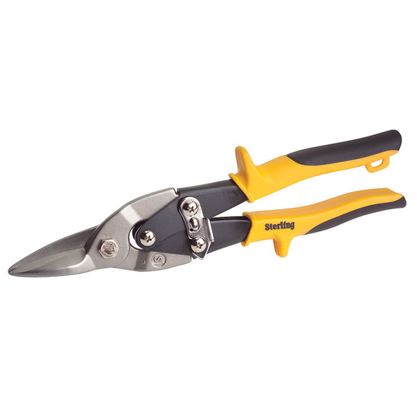 STERLING AVIATION TIN SNIPS STRAIGHT CUT (YELLOW HANDLE)