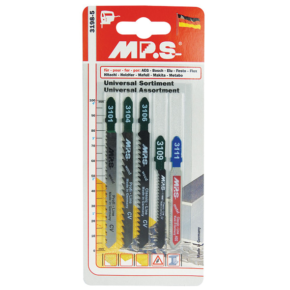 MPS JIGSAW BLADE MULTI-SET PK 5