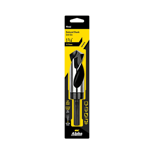 ALPHA REDUCED SHANK DRILL IMPERIAL 1-1/4