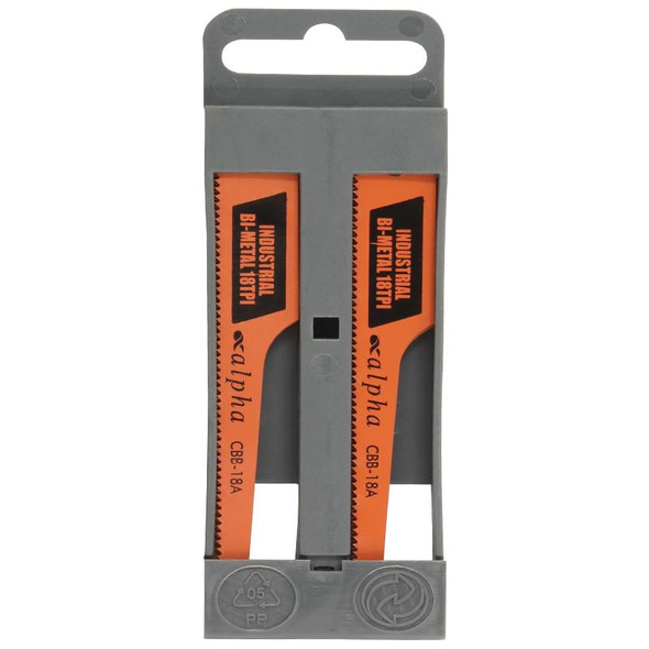 ALPHA 18 TPI AIR HACKSAW BLADE PK.10