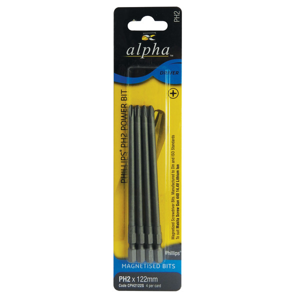 ALPHA PHILLIPS COLLATED BIT 2 X 122MM (CARD 4)