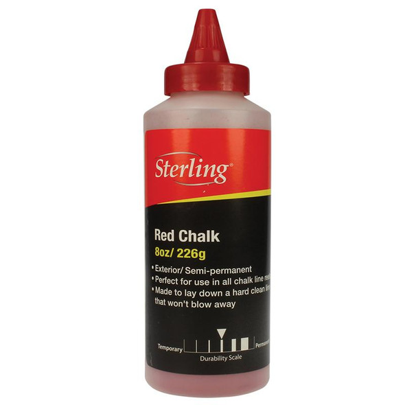 RED CHALK REFILL 266G EXTERIOR SEMI PERMANENT