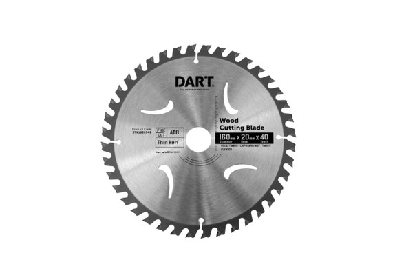 DART TIMBER BLADE 160MM 40T 20MM BORE