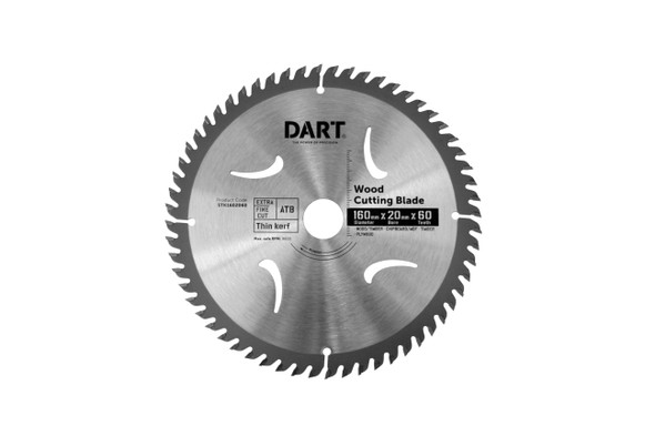 DART TIMBER BLADE 160MM 60T 20MM BORE