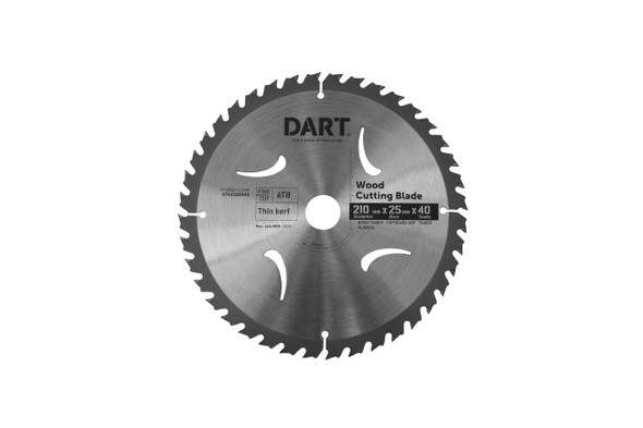 DART TIMBER BLADE 210MM 40T 25MM BORE