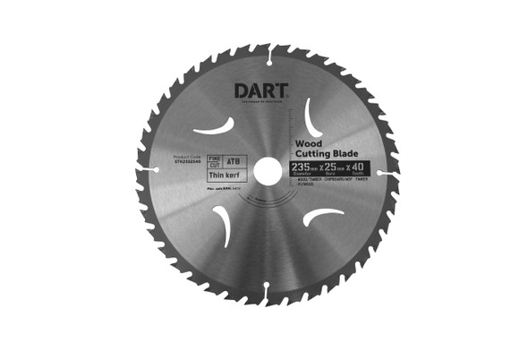 DART TIMBER BLADE 235MM 40T 25MM BORE