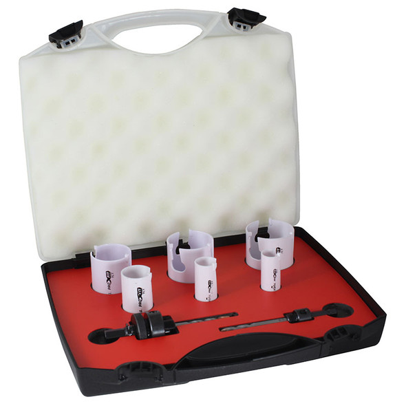 ALPHA PLUMBERS 8 PIECE TCT HOLESAW KIT