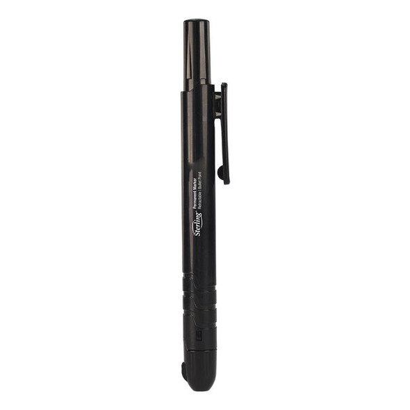 STERLING RETRACTABLE PERMANENT MARKER - 2 PACK BLACK