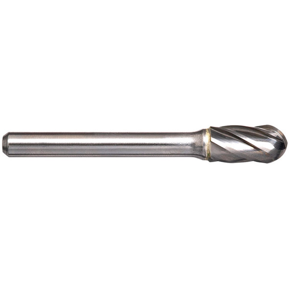 ALPHA 6MM CYLINDRICAL BALLNOSE BURR AL - METRIC