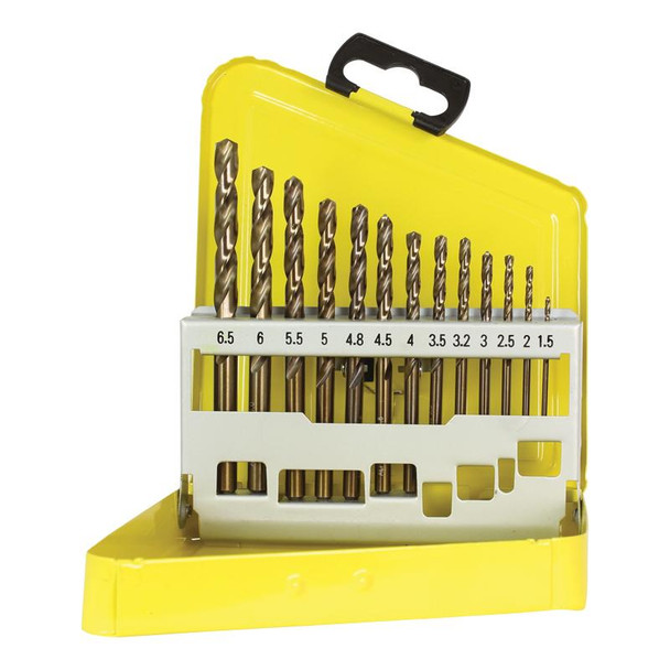 ALPHA DRILL SET SLIM BOX COBALT METRIC SET 1.5-6.5MM