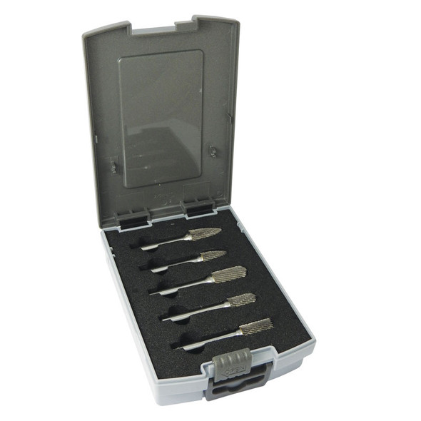 TUFF CARBIDE BURRSET 5 PIECE - 6MM SHANK